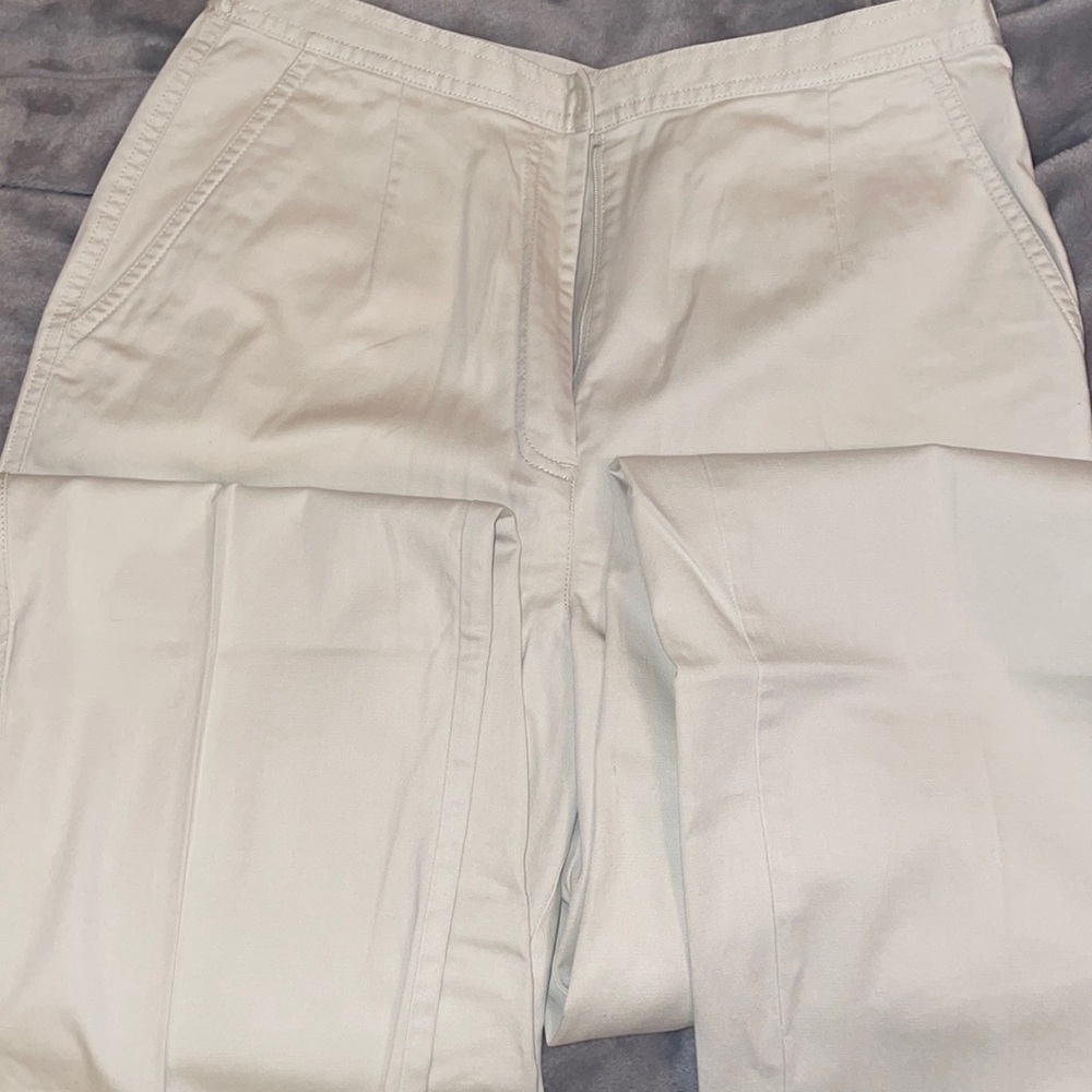 Talbots Petites Stretch Ankle Length Dress Pants